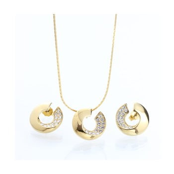 Set colier și cercei cu cristale swarovski laura bruni itola