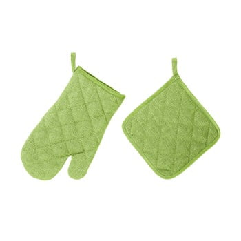 Set mănușă și șervet termic unimasa, verde