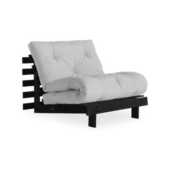 Fotoliu extensibil karup design roots black/grey, gri deschis