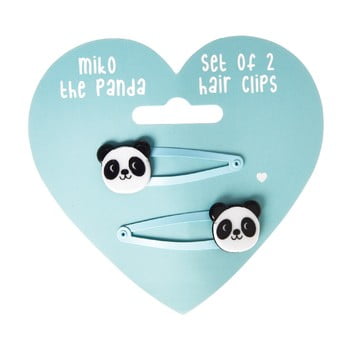 Set 2 clame pentru păr rex london miko the panda