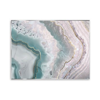 Tablou din sticlă green agate, 121 x 81 cm