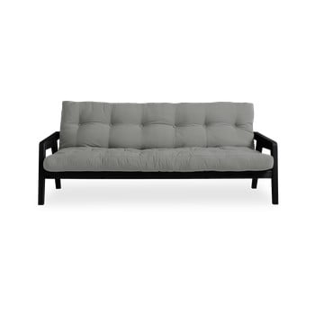 Canapea extensibilă karup design grab black/grey, negru - gri