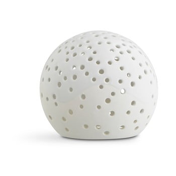 Sfeșnic din porțelan chinezesc pentru crăciun kähler design nobili, ⌀ 12 cm, alb