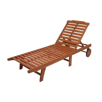 Șezlong de grădină din lemn de eucalipt addu palm springs