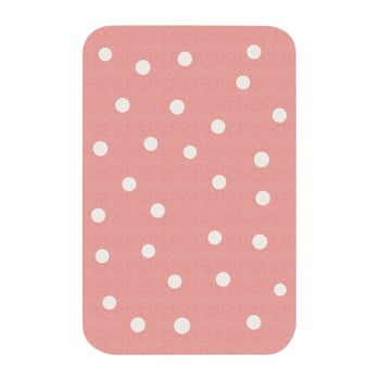 Covor pentru copii Zala Living Dots, 67 x 120 cm, roz