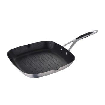 Tigaie grill bergner gravity, 28 x 28 cm, negru-gri