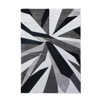 Covor flair rugs shatter black grey, 160 x 230 cm, negru - gri