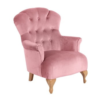 Fotoliu Max Winzer Camilla Velvety Velor, roz