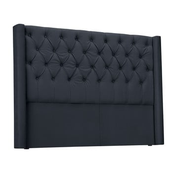 Tăblie pentru pat Windsor & Co Sofas Queen, 176 x 120 cm, gri oțel