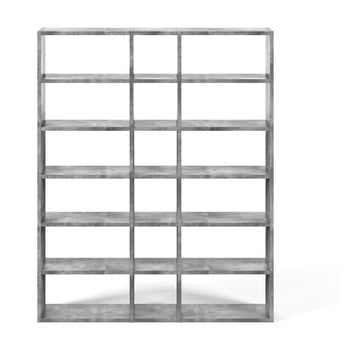 Bibliotecă temahome pombal, lățime 182 cm, gri