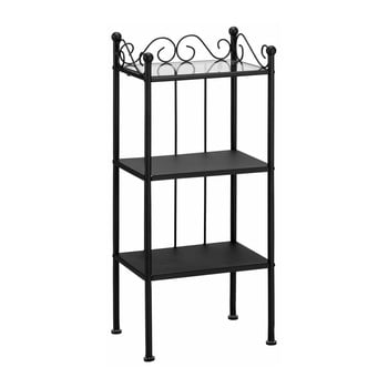 Raft din metal støraa isabelle, negru