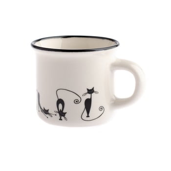 Cană din porțelan dakls cats emily, 75 ml