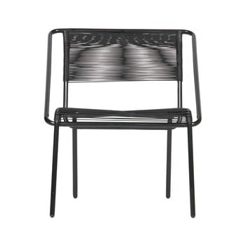 Scaun potrivit pentru exterior bepurehome wisp, negru
