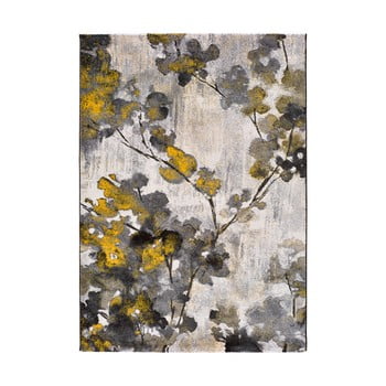 Covor universal bukit mustard, 80 x 150 cm, galben - gri