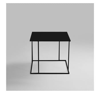 Masă auxiliară custom form walt, 50 x 50 cm, negru