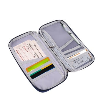 Organizator de călătorie pentru documente jocca, 13 x 25 cm, negru