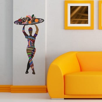 Autocolant decorativ pentru perete colorfull women
