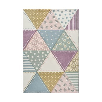 Covor pentru copii universal kinder triangles, 120 x 170 cm