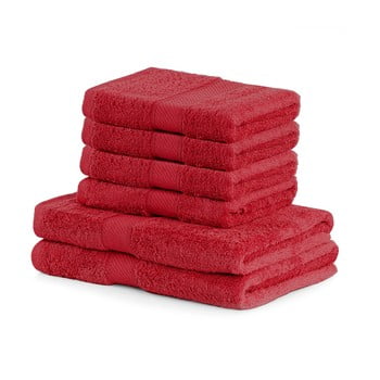 Set 6 prosoape decoking bamby red, roșu