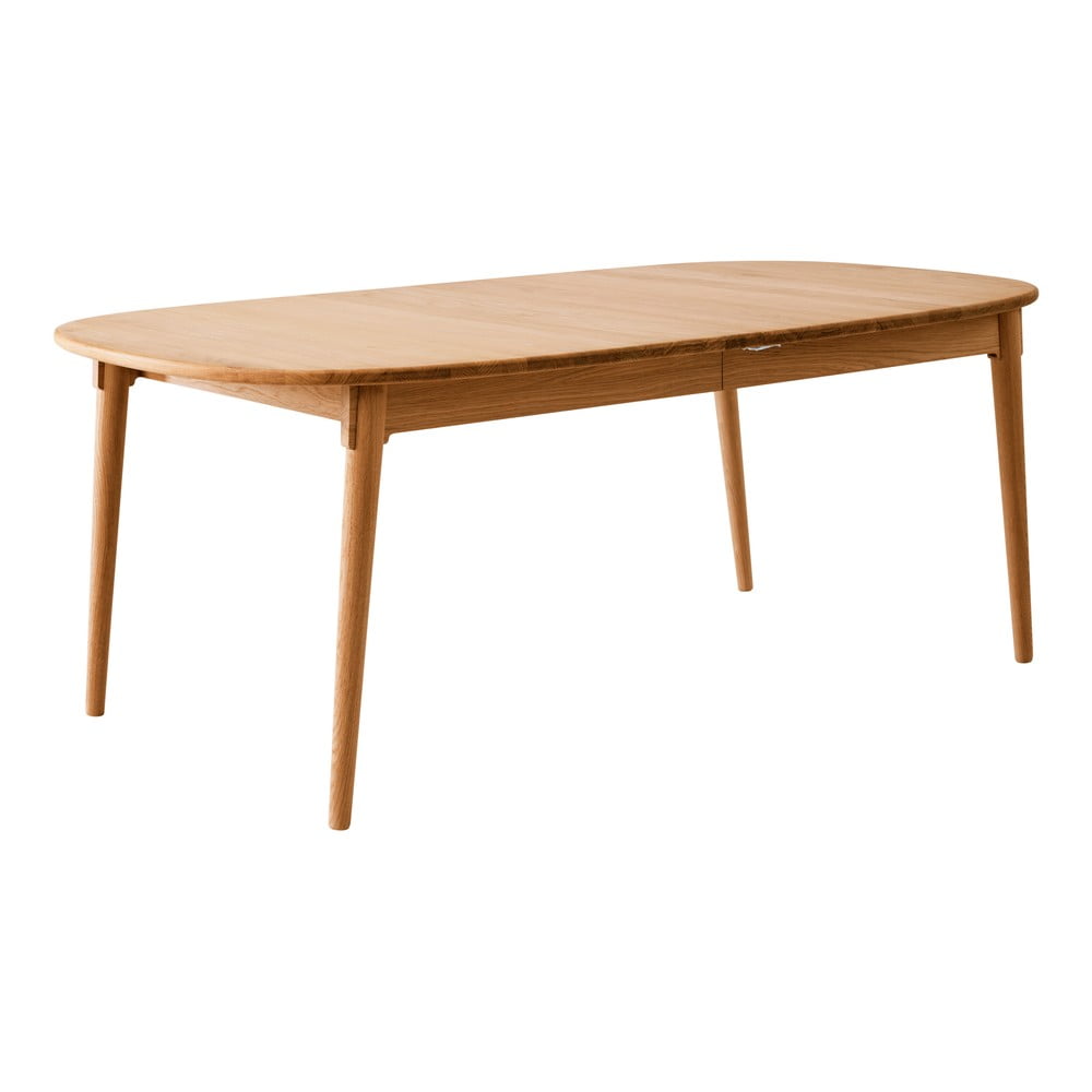 Rozkládací jídelní stůl z dubového dřeva v přírodní barvě 106x184 cm Miro – Hammel Furniture