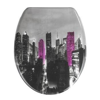Capac wc cu închidere lentă wenko midtown, 44,5 x 36,5 cm