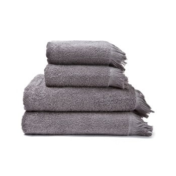 Set 4 prosoape din bumbac 100% bonami grey, gri