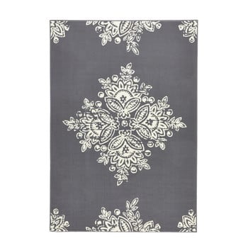 Covor hanse home gloria blossom, 200 x 290 cm, gri alb