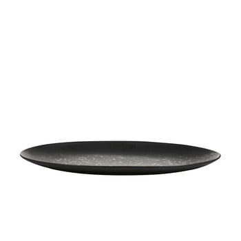 Farfurie servire din ceramică bitz basics black, 45 x 34 cm, negru