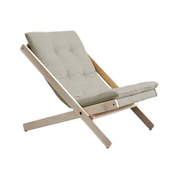 Scaun pliabil din lemn de fag karup design boogie light grey, 60 x 115 cm, gri