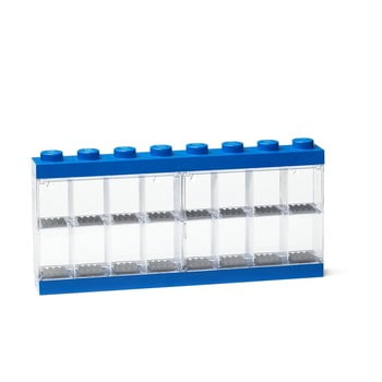 Cutie depozitare 16 minifigurine lego®, albastru