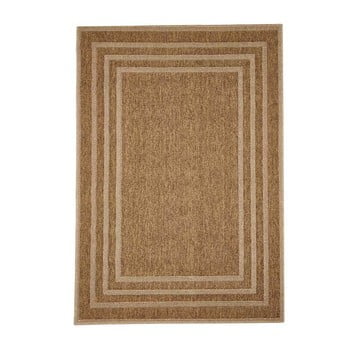 Covor adecvat pentru exterior floorita border, 160 x 230 cm, maro