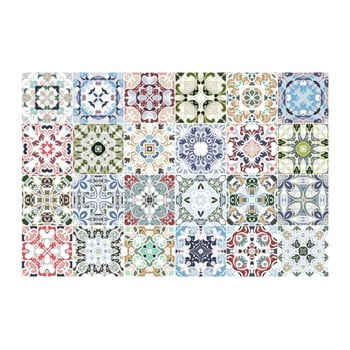 Set 24 autocolante ambiance oldie, 15 x 15 cm