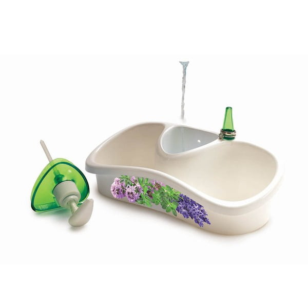 Stojan na mytí nádobí s dávkovačem jaru Snips