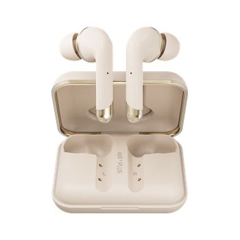 Căști wireless happy plugs air 1 plus in-ear, auriu