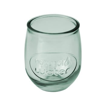 Pahar din sticlă reciclată Ego Dekor Water, 400 ml, verde deschis