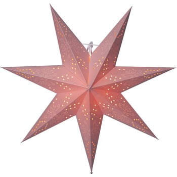 Stea luminoasă suspendată best season romantic star, 54 cm, roșu