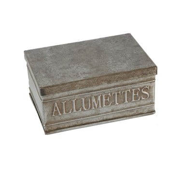 Cutie metal antic line allumettes