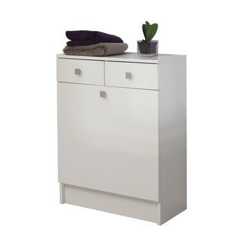 Dulap baie pentru rufe temahome combi, lățime 60 cm, alb