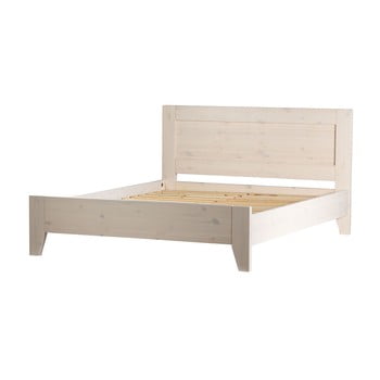 Pat din lemn de pin askala old moon, lățime 160 cm