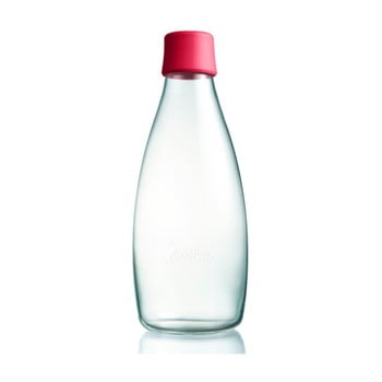 Sticlă cu garanție pe viață retap, 800 ml, roz