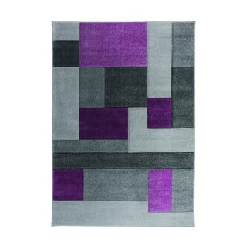 Covor flair rugs cosmos purple, 80 x 150 cm, gri-mov