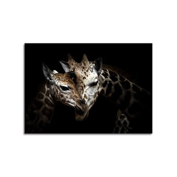 Tablou styler glas animals giraffe, 70 x 100 cm