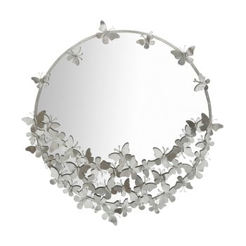 Oglindă de perete mauro ferretti round silver, ø 91 cm, argintiu