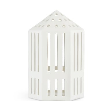 Felinar din ceramică kähler design galleria, înălțime 18,5 cm, alb