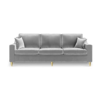 Canapea extensibilă cu 3 locuri mazzini sofas marigold, gri