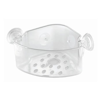 Coș transparent cu ventuză idesign suction corner