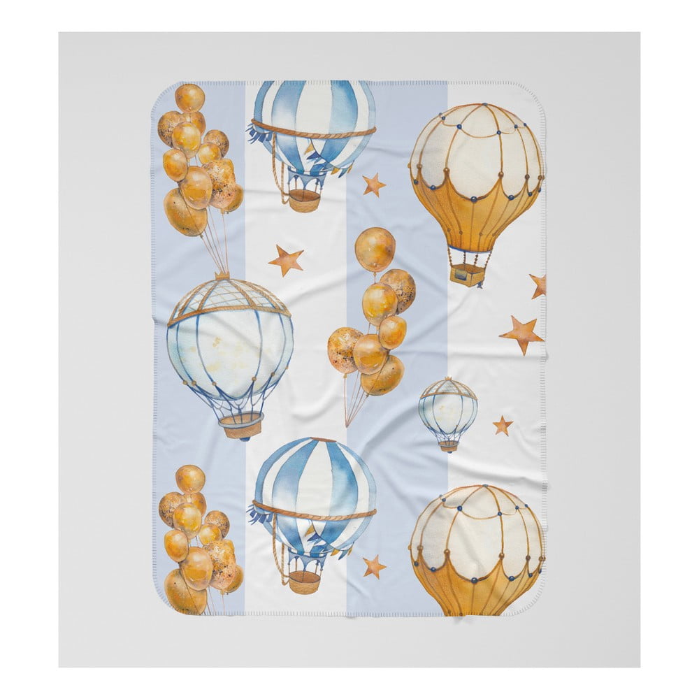 Dětská deka OYO Kids Air Balloon Adventures, 120 x 160 cm