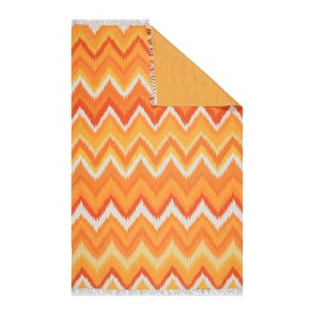 Covor eco rugs tribe, 80 x 150 cm, portocaliu