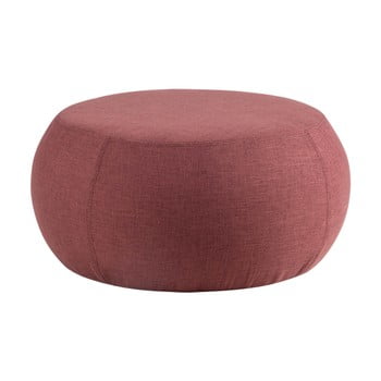 Puf sømcasa alan, ø 75 cm, bordeaux
