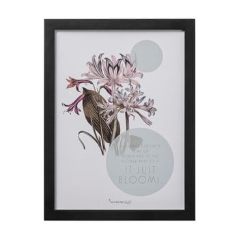 Tablou bloomingville flower, 40 x 30 cm